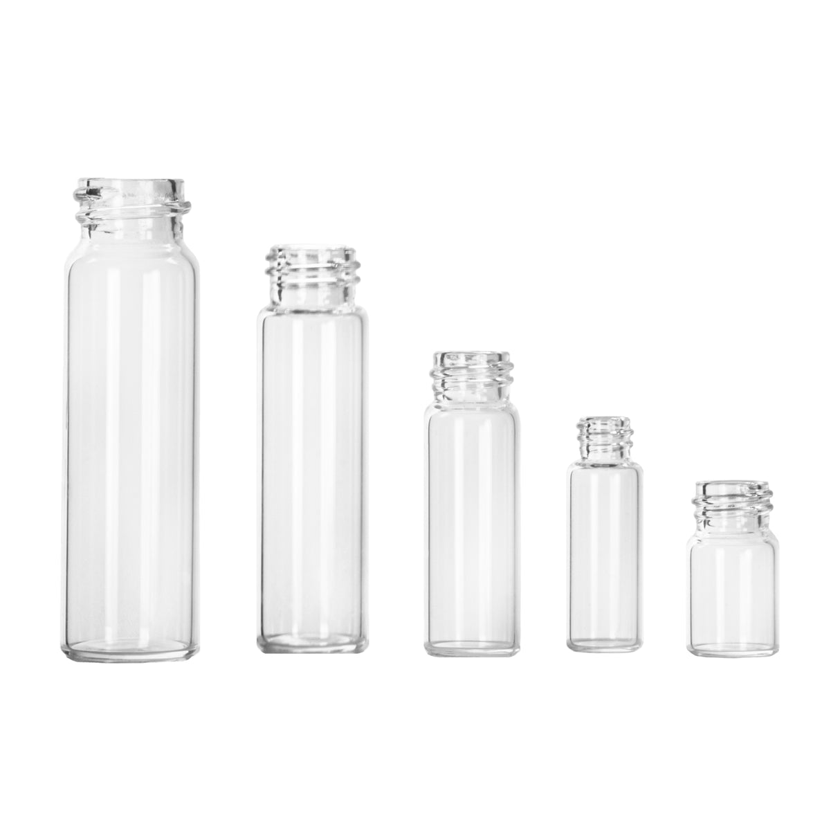 0.5 Dram Glass Vial - Flint - Glass Vial | General Bottle Supply