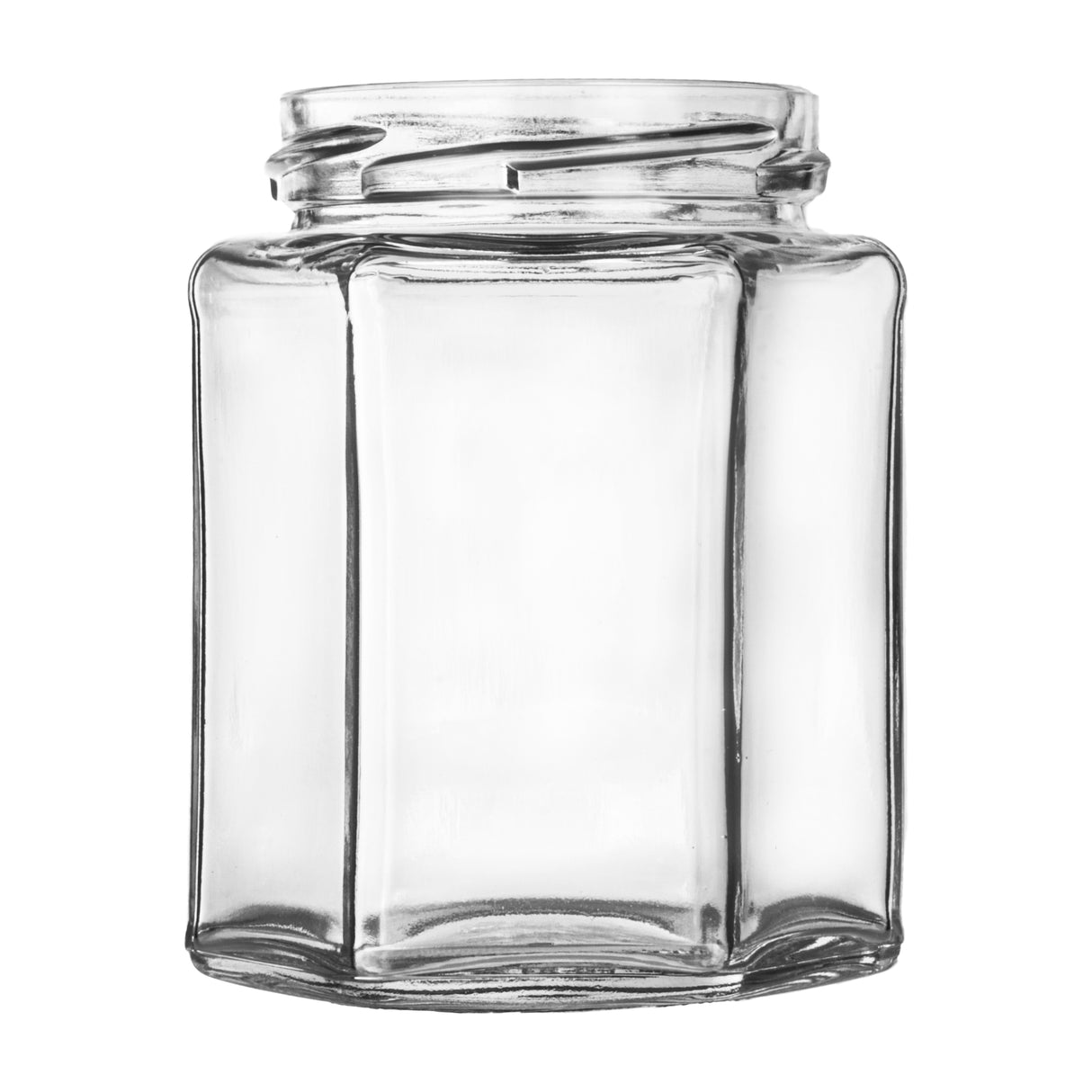 9.6 oz Hexagon Jar (12 oz Honey) - Glass Jar | General Bottle Supply