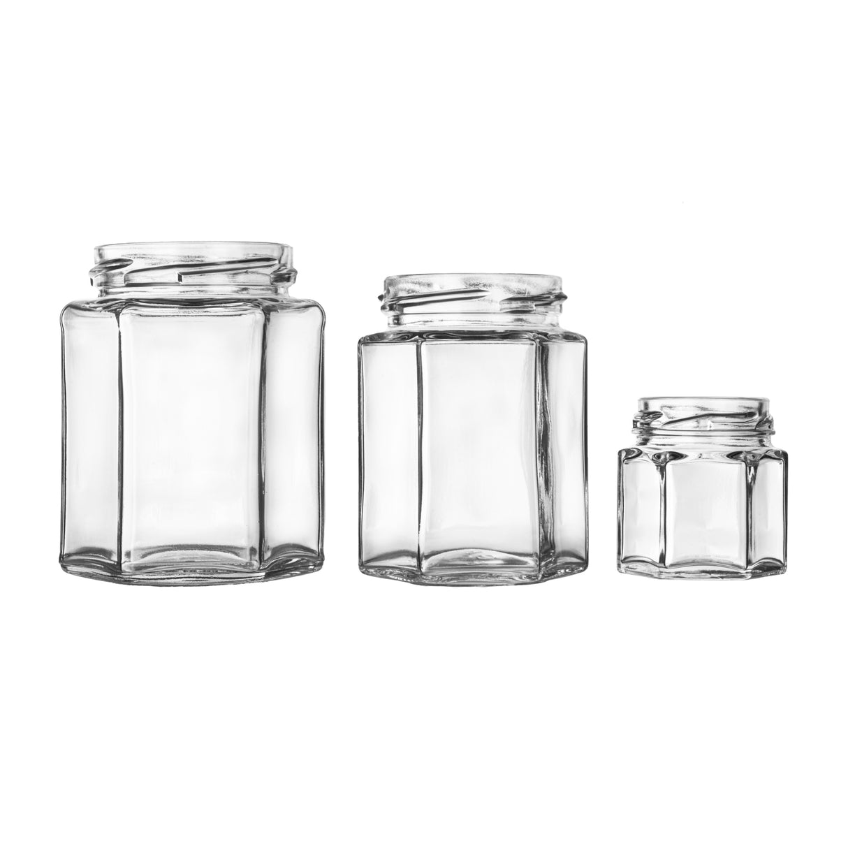 9.6 oz Hexagon Jar (12 oz Honey) - Glass Jar | General Bottle Supply