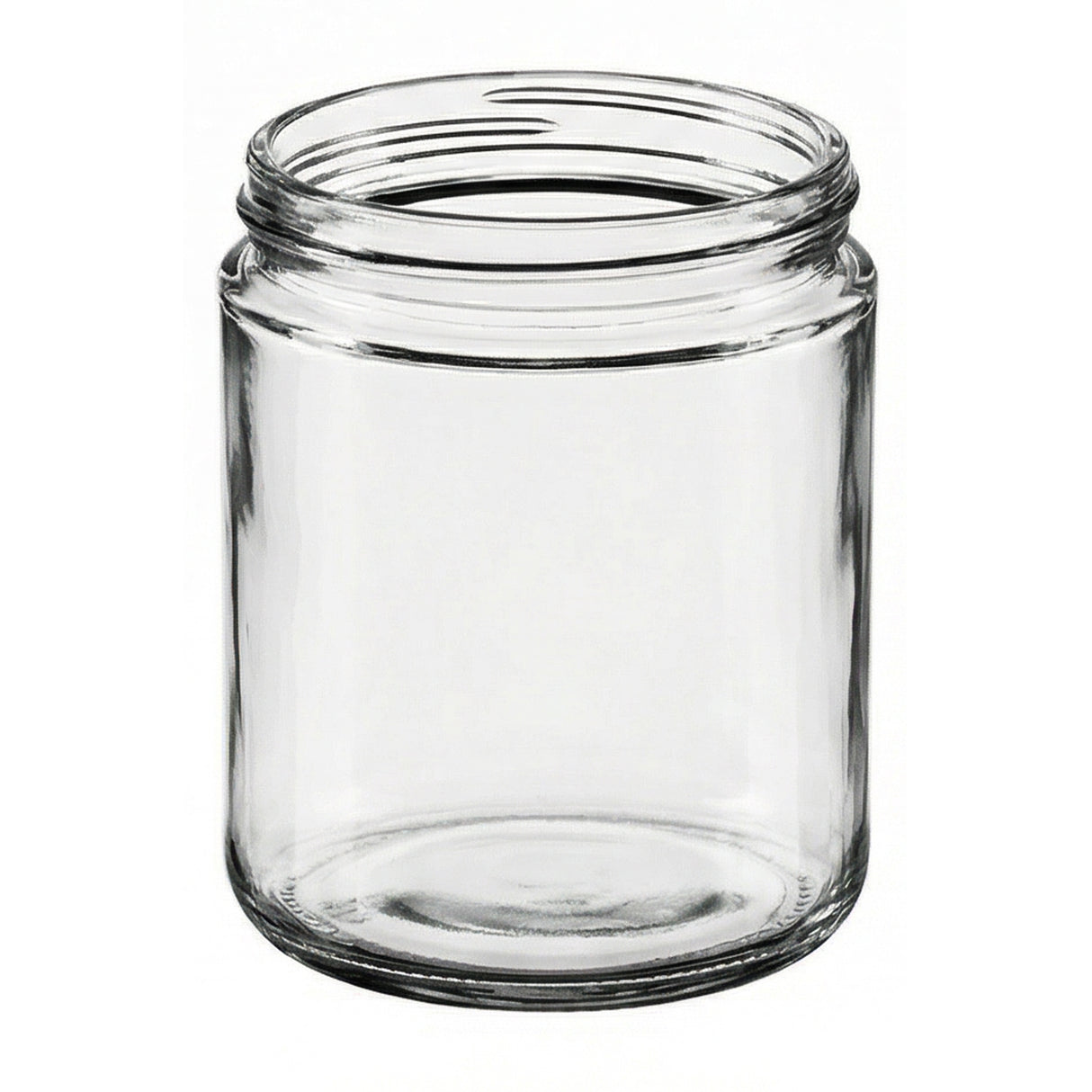 16 oz Straight Sided Glass Jars - Flint - Glass Jar | General Bottle Supply