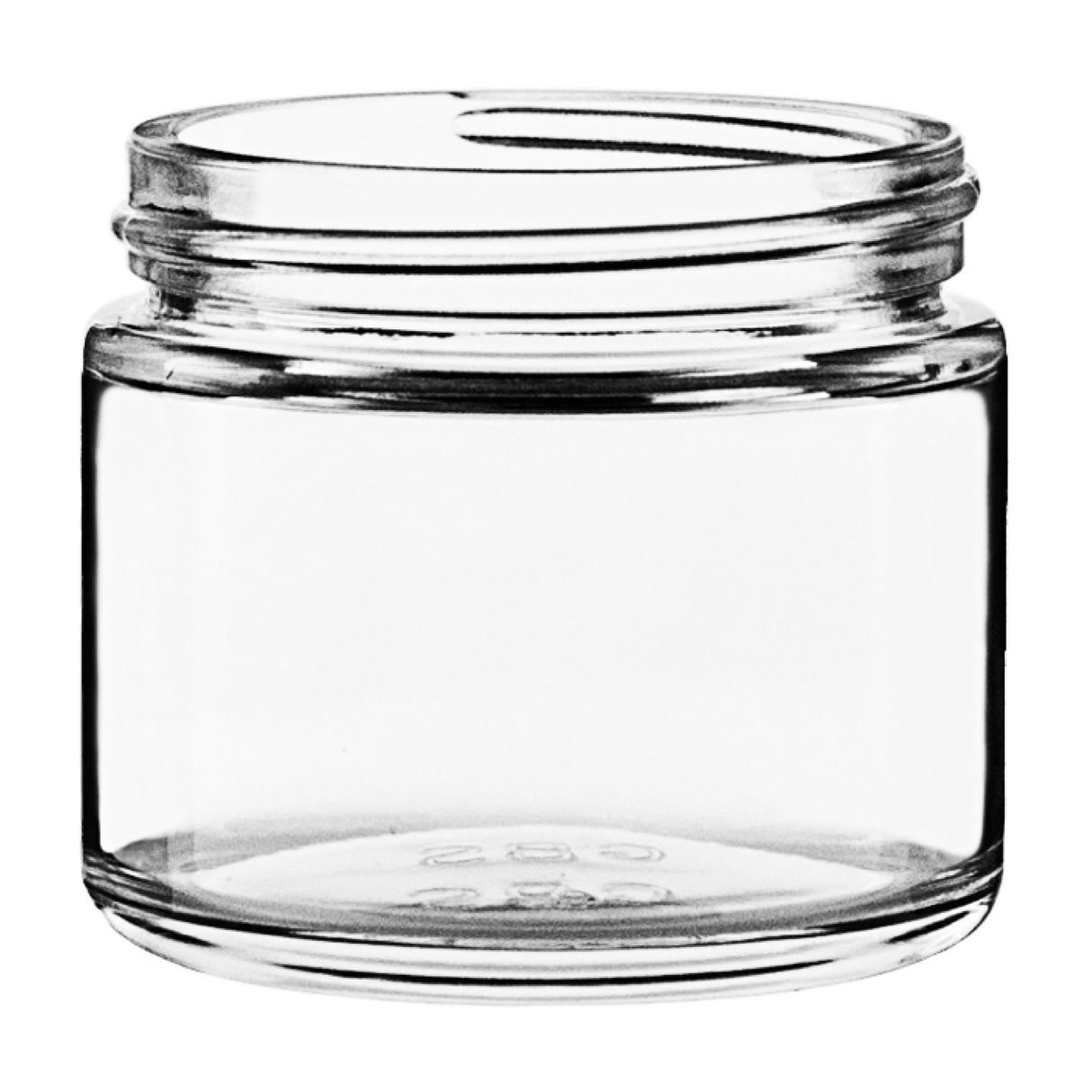 1 oz Straight Sided Glass Jars - Flint - Glass Jar | General Bottle Supply
