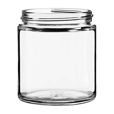 4 oz Straight Sided Glass Jars - Flint - Glass Jar | General Bottle Supply