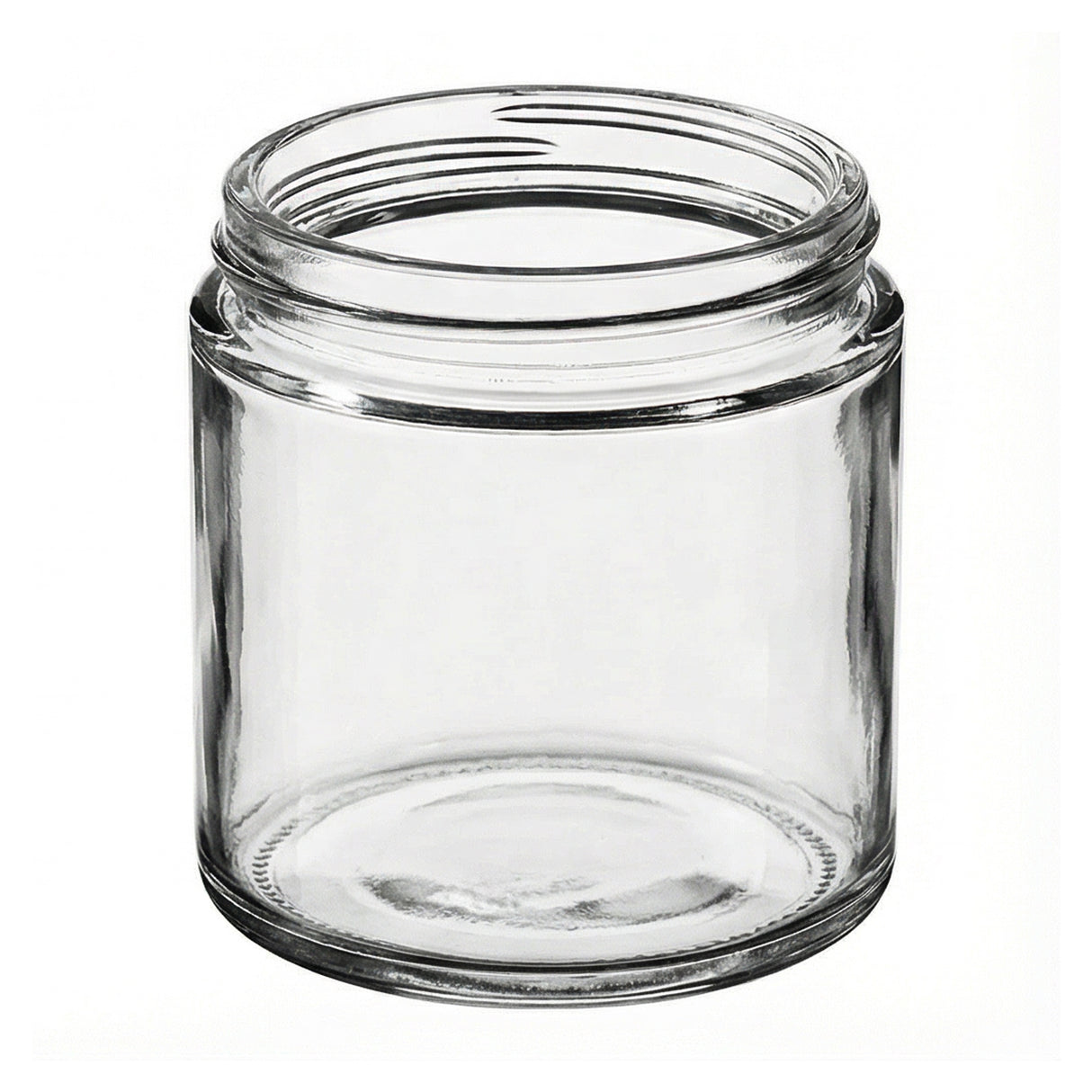 4 oz Straight Sided Glass Jars - Flint - Glass Jar | General Bottle Supply
