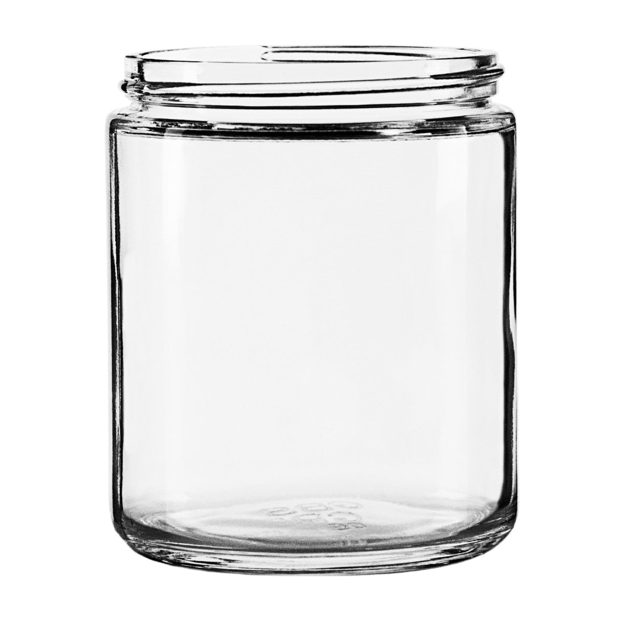 8 oz Straight Sided Glass Jars - Flint - Glass Jar | General Bottle Supply