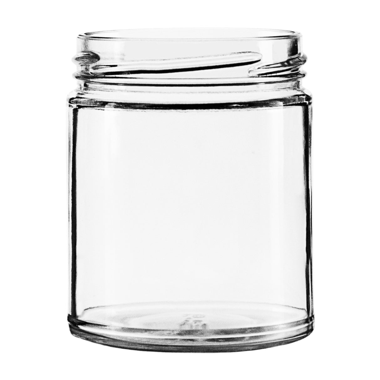 9 oz Straight Sided Glass Jars - Flint (70 Lug) - Glass Jar | General Bottle Supply