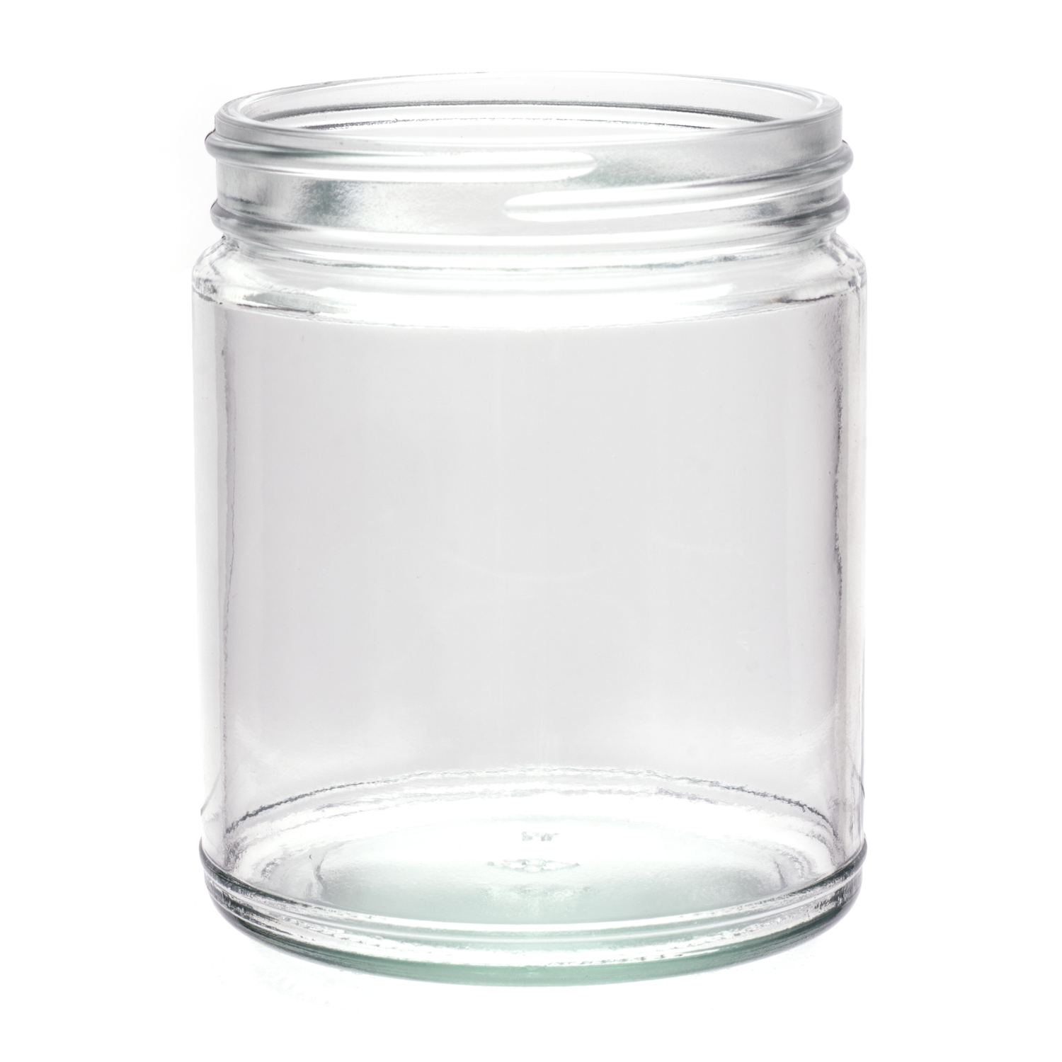 9 oz Straight Sided Glass Jars - Flint (70/400) - Glass Jar | General Bottle Supply