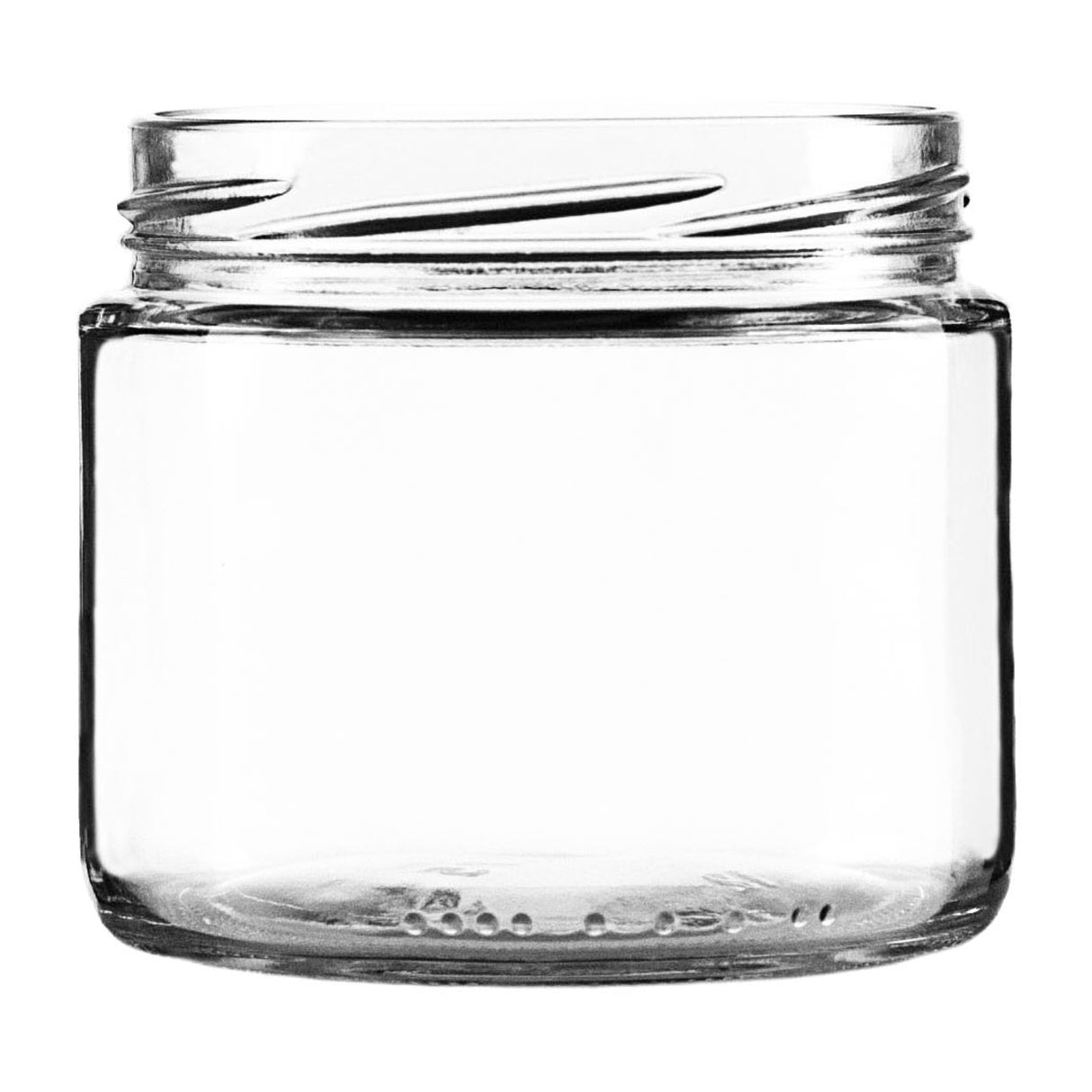 12 oz Wide Mouth Salsa Jar - Flint - Glass Jar | General Bottle Supply