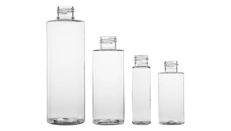 Cylinder Round Plastic Bottles