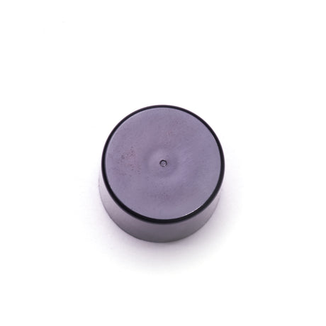 16mm Child-Resistant (CR) Cap for Tubes - Black Smooth - Assorted Caps | General Bottle Supply