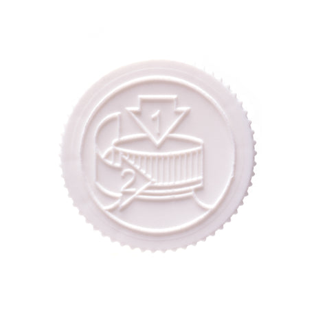 Child Resistant Caps with F217 Liner - White with Pictorial Instructions (28/400) - Assorted Caps | General Bottle Supply