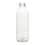 32 oz Dairy Square PET Bottle - Clear (38mm DBJ) - Plastic Bottle | General Bottle Supply