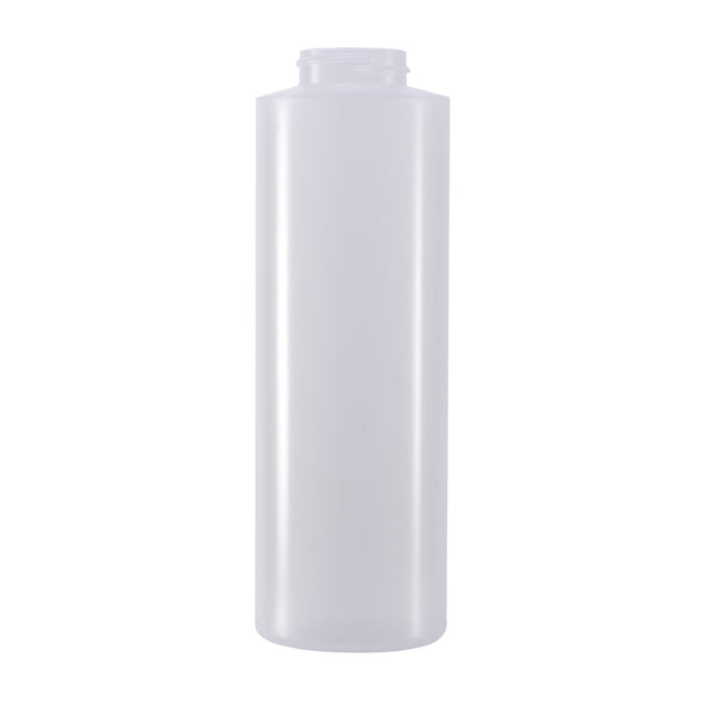 16 oz Cylinder Round LDPE Bottles - Natural - Plastic Bottle | General Bottle Supply