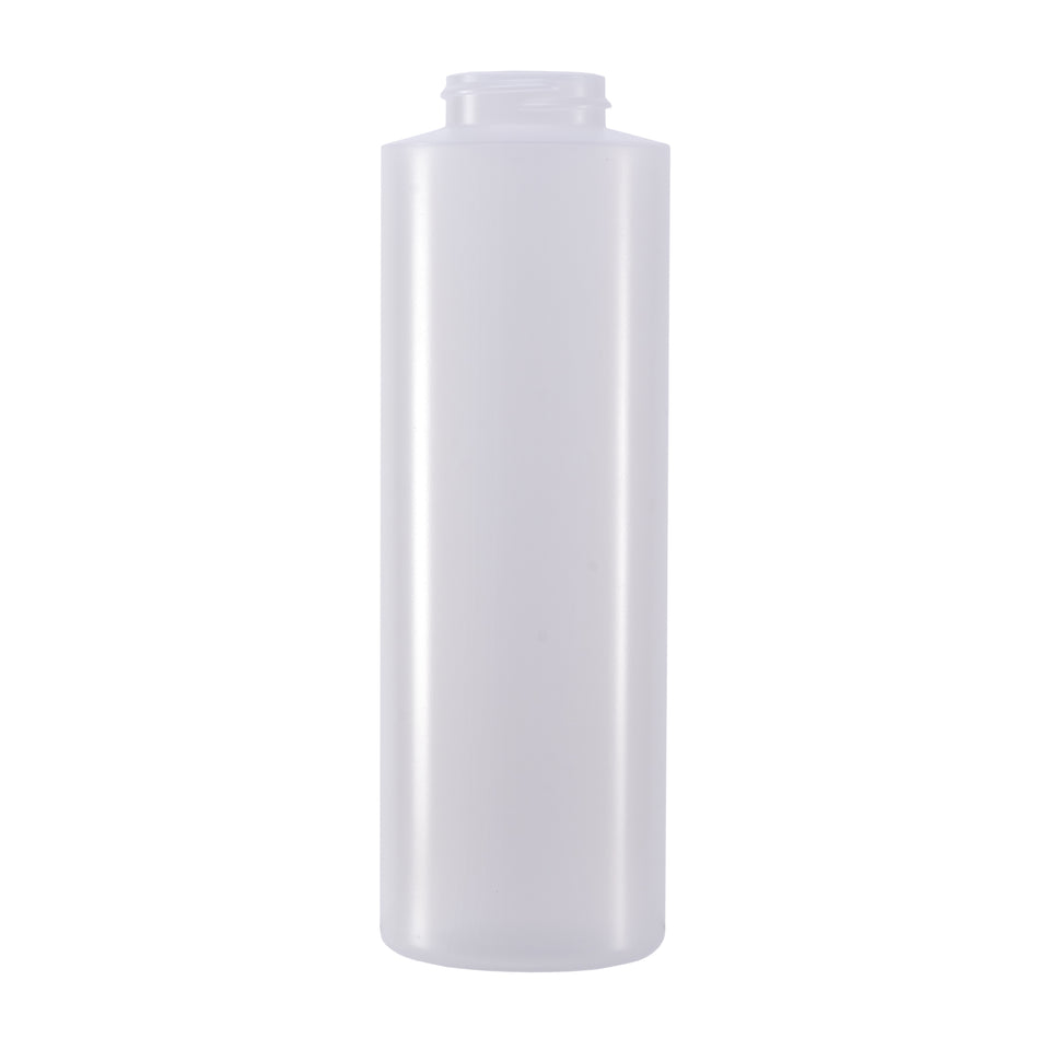 16 oz Cylinder Round LDPE Bottles - Natural - Plastic Bottle | General Bottle Supply