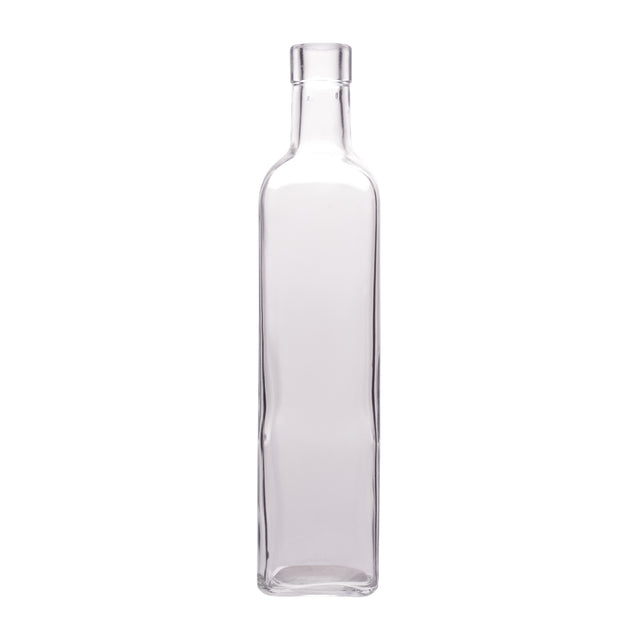 500 ml Quadra Olive Oil Container - Bartop Cork Finish - Glass Bottle | General Bottle Supply
