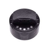Eco Flap-Rite Flapper Caps with Pressure Sensitive (PS Liner) 5 Hole 0.125 Pour - Black 43/485 - Dispensing Caps | General Bottle Supply