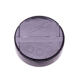 Eco Flap-Rite Flapper Caps with Pressure Sensitive (PS Liner) 0.300 Pour Sifter with 3 Holes - Black 53/485 - Dispensing Caps | General Bottle Supply