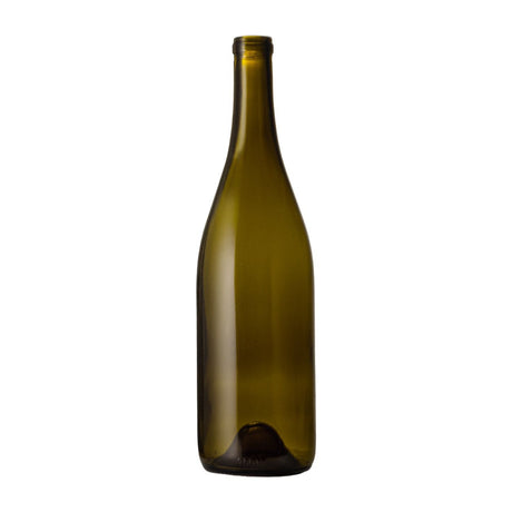750 ml Antique Green Burgundy Full Punt 485 Grams - Glass Bottle | General Bottle