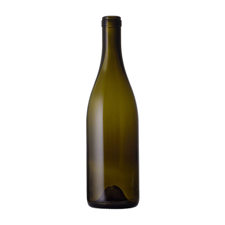 750 ml Antique Green Burgundy Full Punt 619 Grams - Glass Bottle | General Bottle