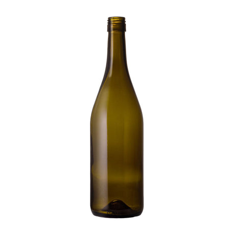 750 ml Antique Green Burgundy Full Punt Screw Cap 454 Grams - Glass Bottle | General Bottle