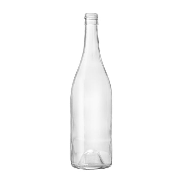 750 ml Flint Burgundy Full Punt 520 Grams - Glass Bottle | General Bottle