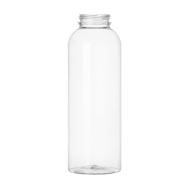 8 oz Round PET Juice Bottles - Clear - Plastic Bottle | General Bottle Supply