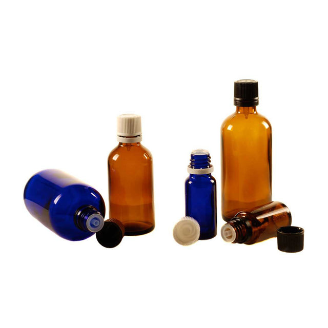 50 ml Aromatherapy Boston Round Bottle - Green - Glass Bottle | General Bottle Supply