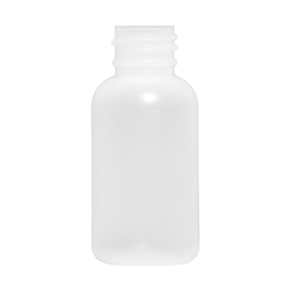 1 oz Boston Round LDPE Bottles - Natural (20/410) - Plastic Bottle | General Bottle Supply
