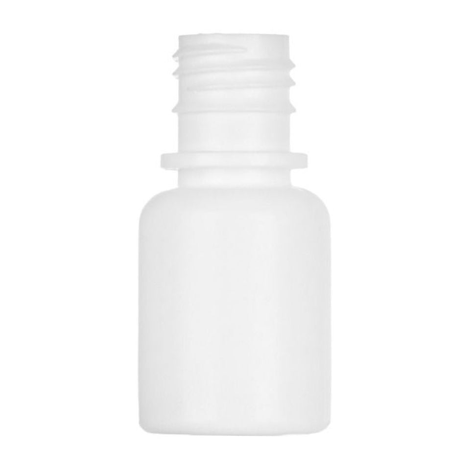 0.25 oz Boston Round LDPE Bottles - White - Plastic Bottle | General Bottle Supply