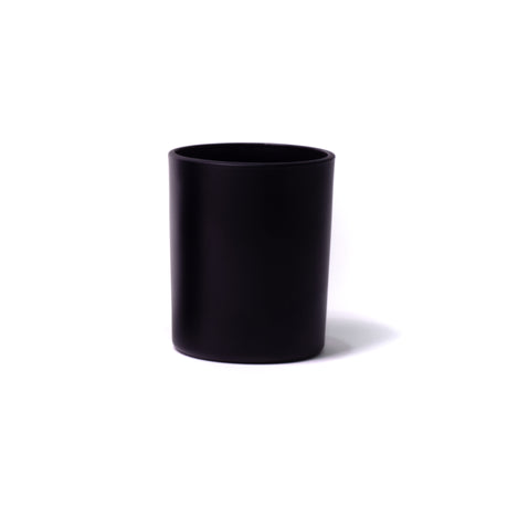 7oz Glass Candle Jar - Black Frosted - Glass Jar | General Bottle Supply