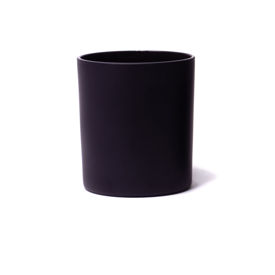 15oz Glass Candle Jar - Black Matte - Glass Jar | General Bottle Supply