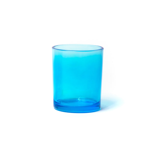 7oz Glass Candle Jar - Blue Gradient - Glass Jar | General Bottle Supply