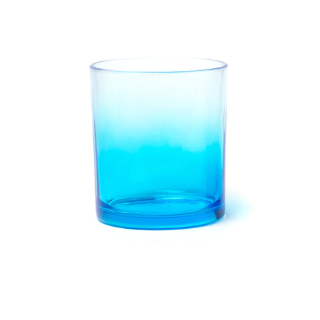 15oz Glass Candle Jar - Blue Gradient - Glass Jar | General Bottle Supply