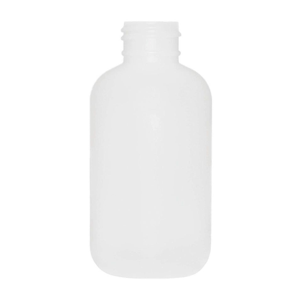 4 oz Boston Round HDPE Bottle - Natural - Plastic Bottle | General Bottle Supply