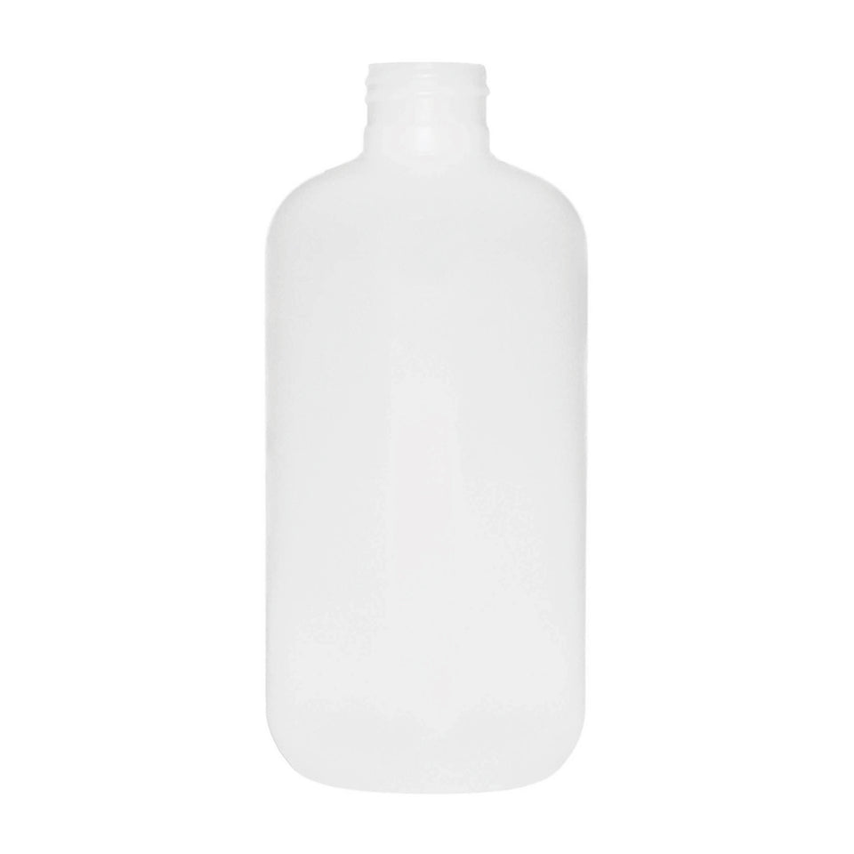 8 oz Boston Round HDPE Bottle - Natural - Plastic Bottle | General Bottle Supply