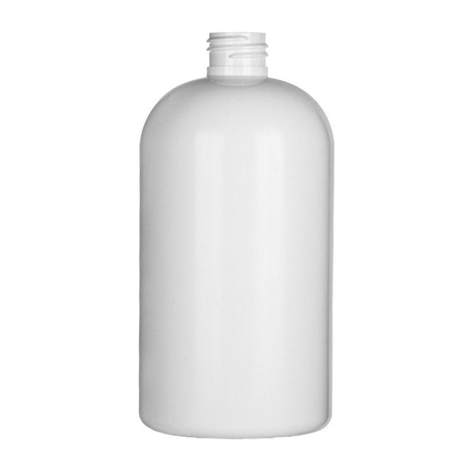 4 oz Boston Round PET Bottles - White - Plastic Bottle | General Bottle Supply