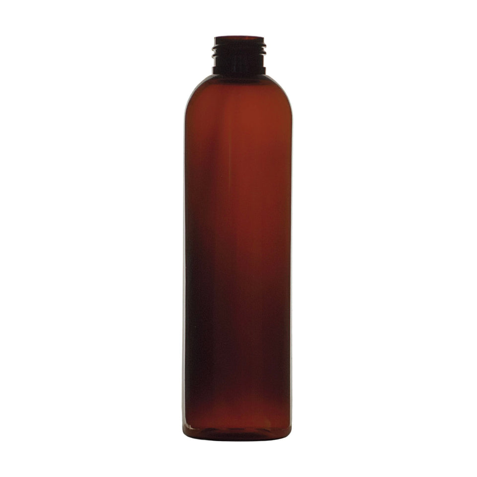 8 oz Bullet Bottles - Amber - Plastic Bottle | General Bottle Supply