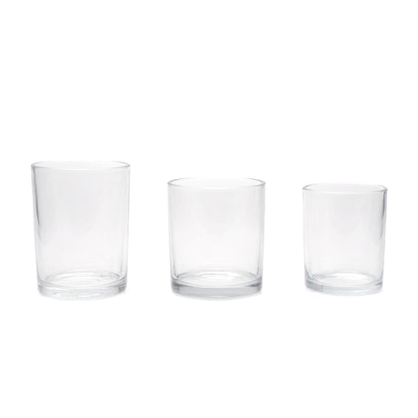 10oz Glass Candle Jar - Clear - Glass Jar | General Bottle Supply