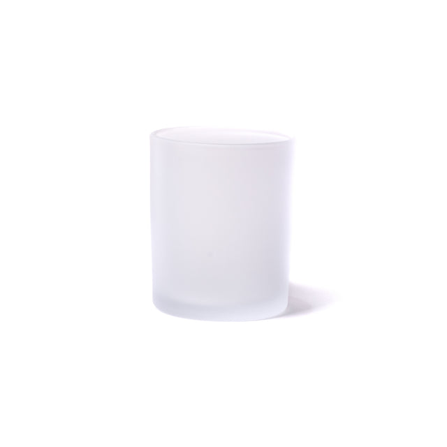 7oz Glass Candle Jar - Clear Frosted - Glass Jar | General Bottle Supply