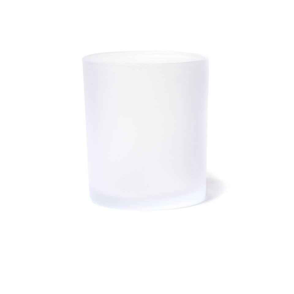 15oz Glass Candle Jar - Clear Frosted - Glass Jar | General Bottle Supply