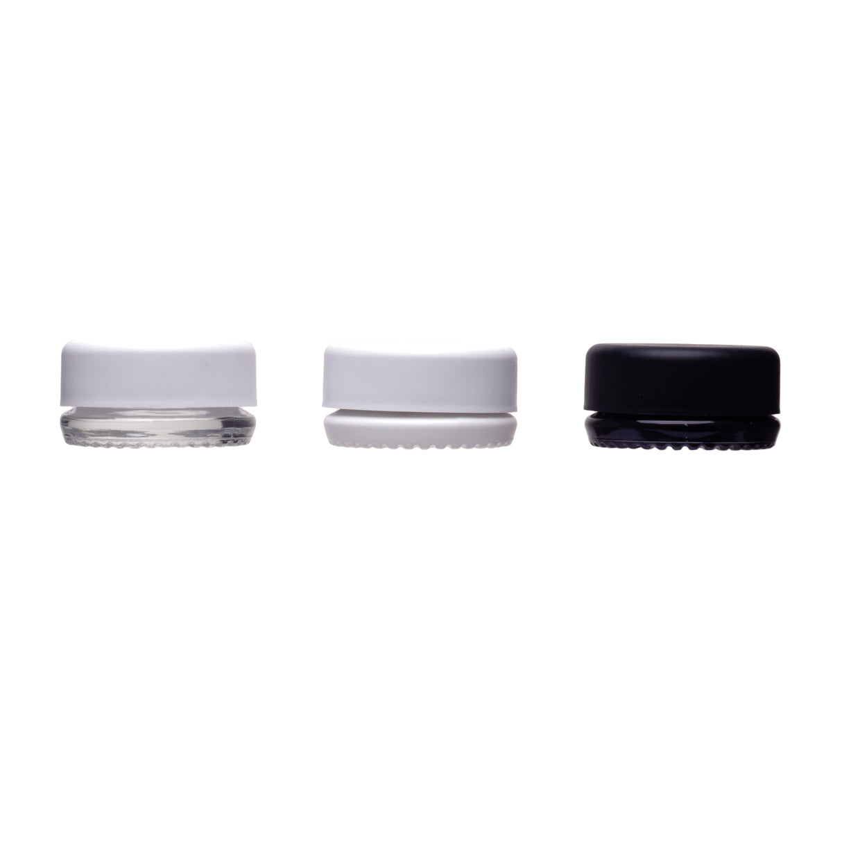 9ml Thick Wall Glass Jar (38/450) - Glossy Black - Glass Jar | General Bottle Supply