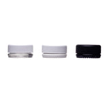 9ml Thick Wall Glass Jar (38/450) - Glossy Black - Glass Jar | General Bottle Supply