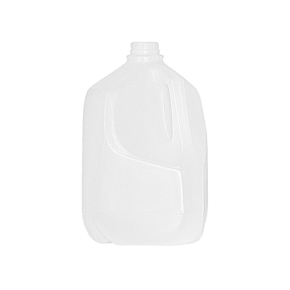 1 Gallon Dairy Square HDPE Bottles - Natural - Plastic Bottle | General Bottle Supply