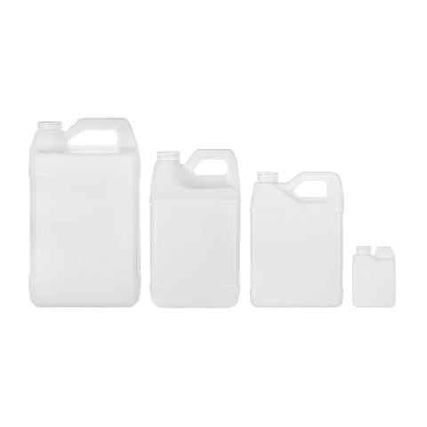 1 Gallon Industrial F-Style Jugs - White – General Bottle Supply