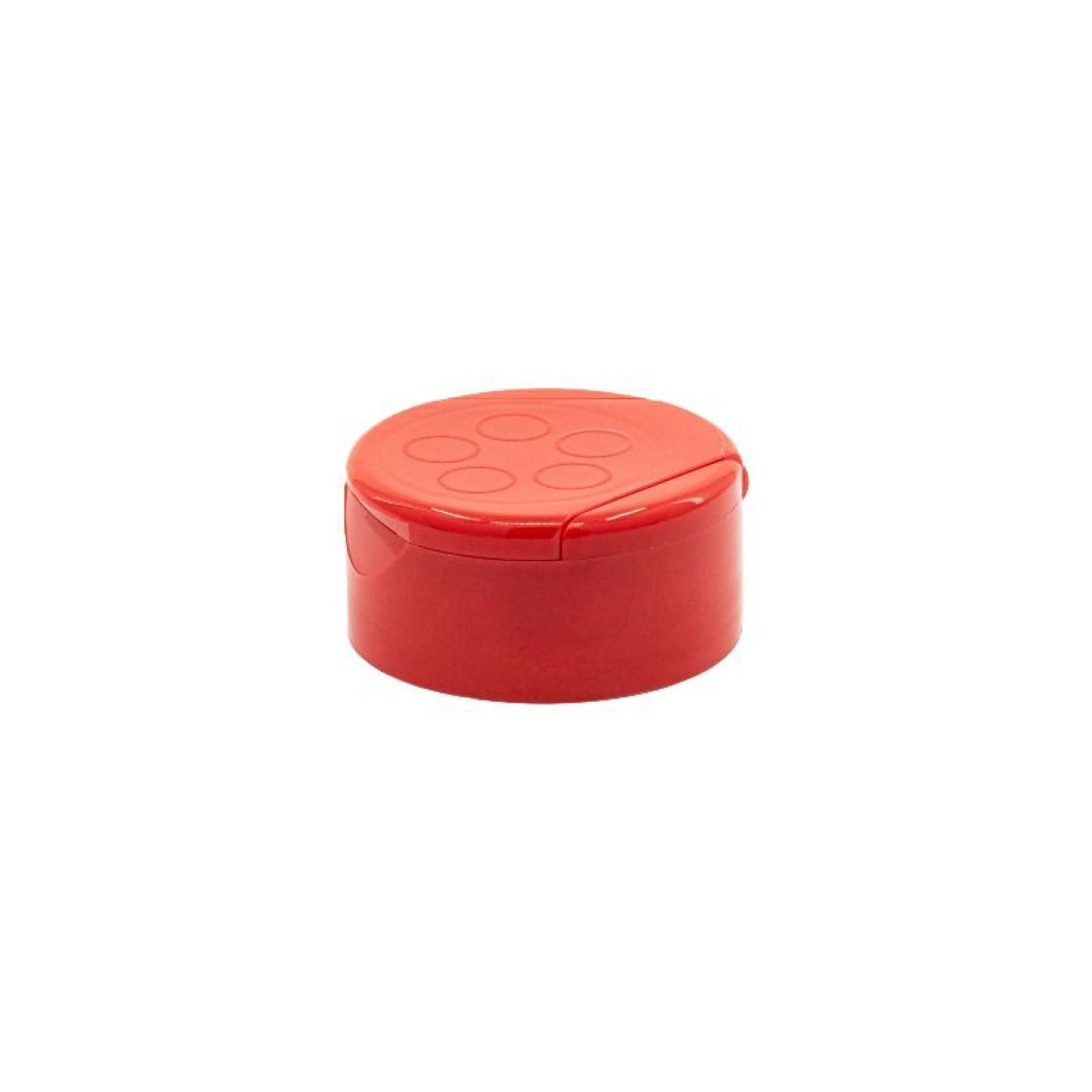 Flapper Caps with Pressure Sensitive (PS Liner) .200 Pour - Red
