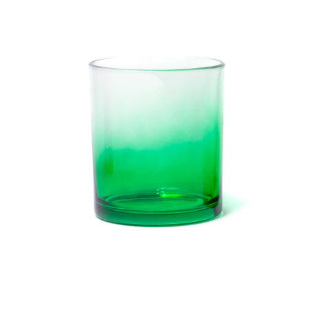 15oz Glass Candle Jar - Green Gradient - Glass Jar | General Bottle Supply