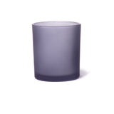 15oz Glass Candle Jar - Grey Frosted - Glass Jar | General Bottle Supply