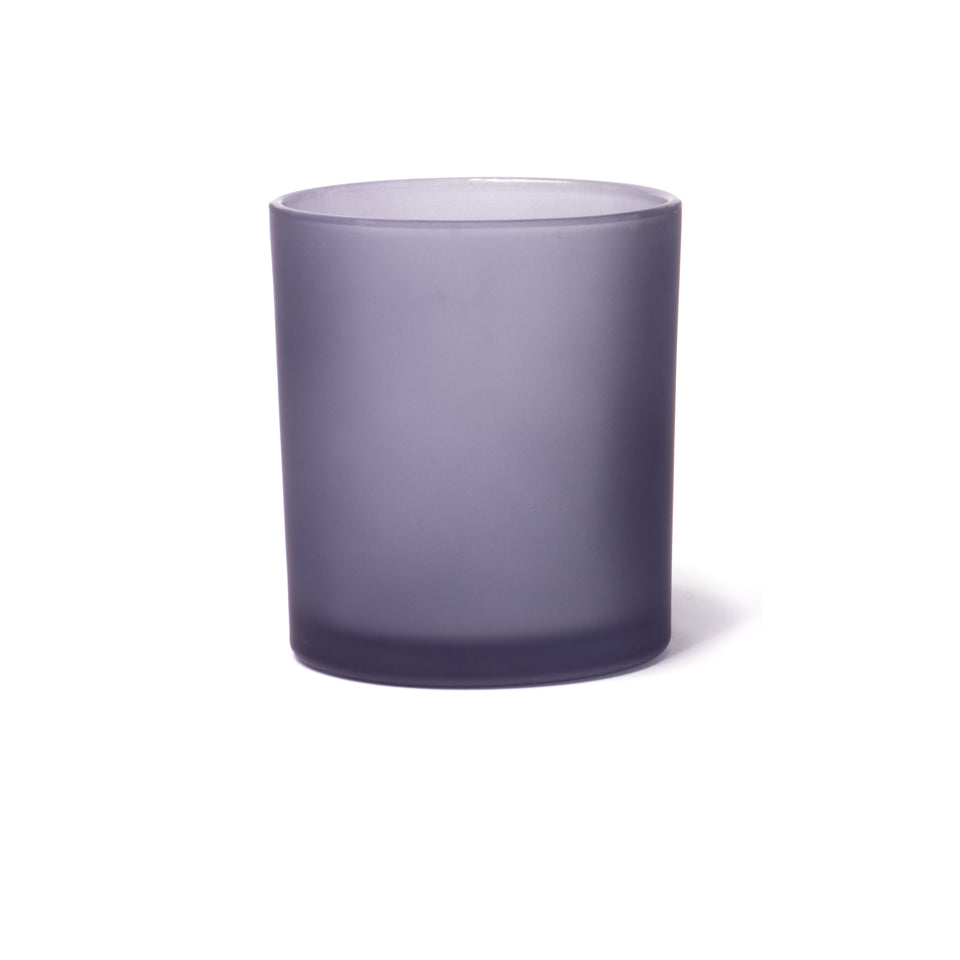 15oz Glass Candle Jar - Gray Frosted - Glass Jar | General Bottle Supply