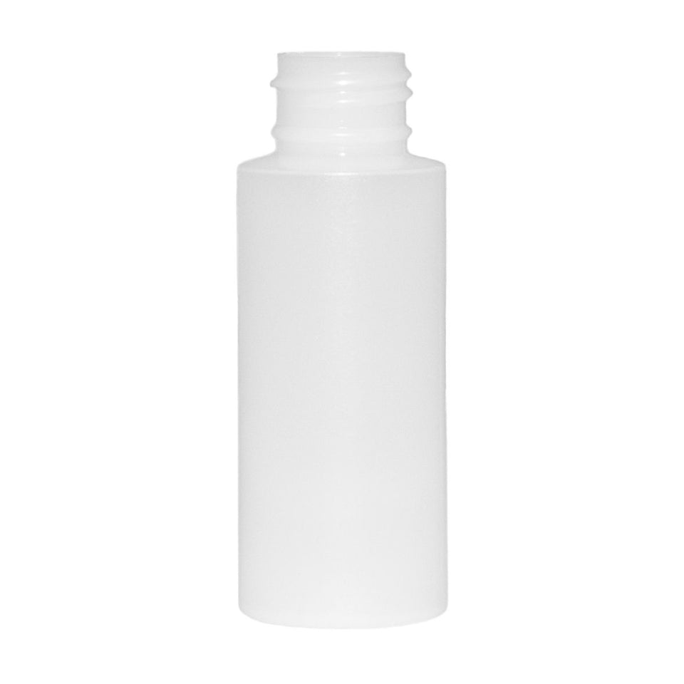 2 oz Cylinder Round HDPE Bottles - Natural - Plastic Bottle | General Bottle Supply