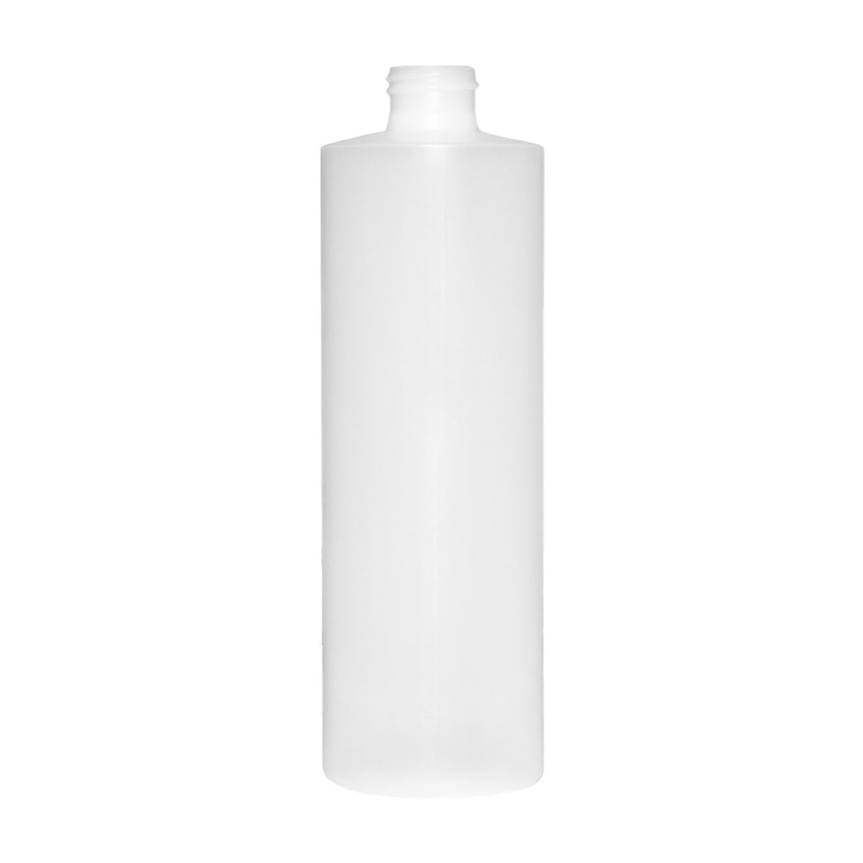 8 oz Cylinder Round HDPE Bottles - Natural (38/400) - Plastic Bottle | General Bottle Supply