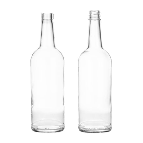 750 ml Lincoln Liquor Bottle - Bartop Finish - Glass Bottle | General Bottle Supply